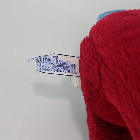 Papa Smurf Vintage 70s Plush Toy - Picture 4 of 8